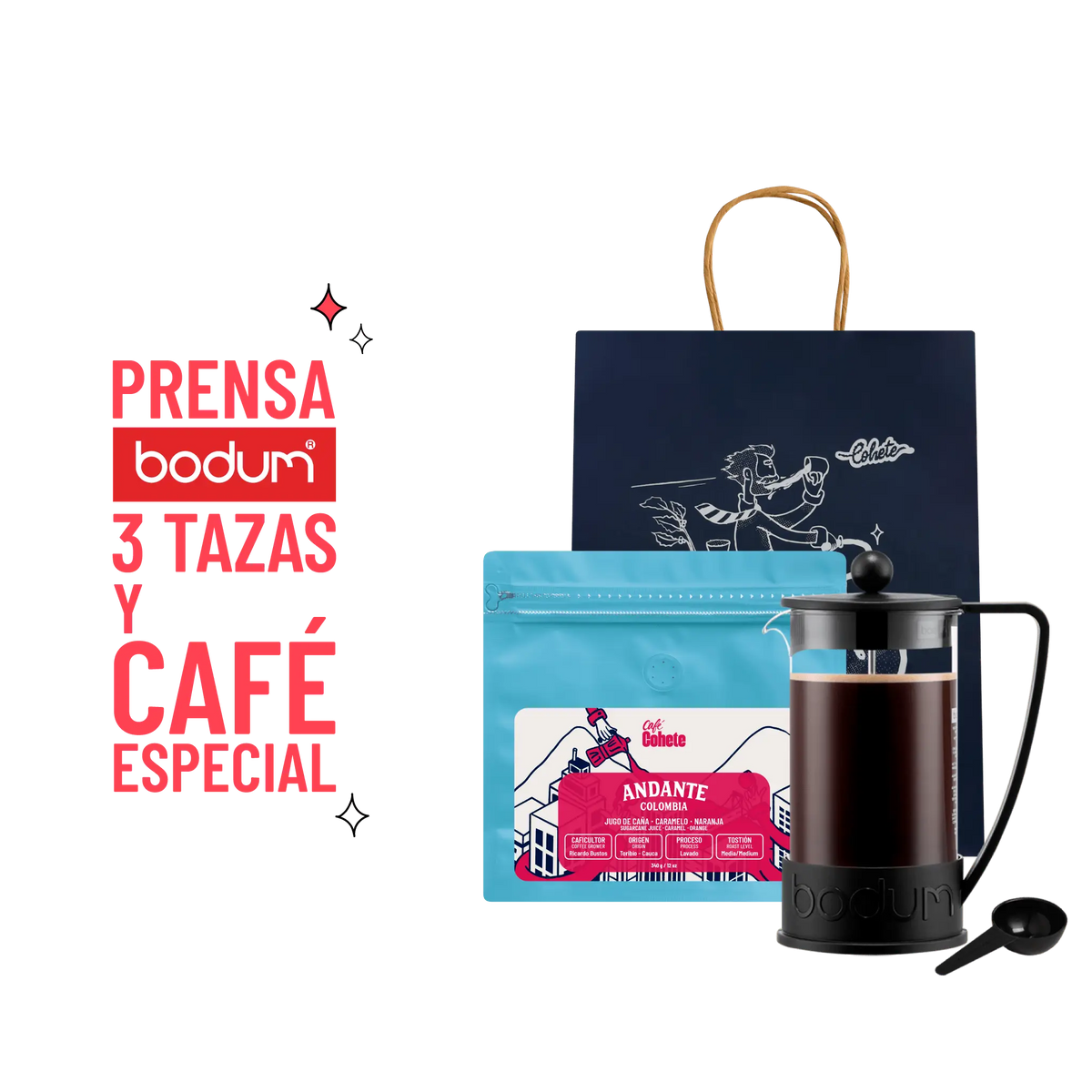 Kit Cafetero Prensa Bodum