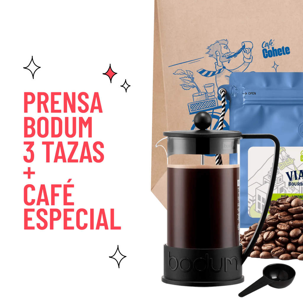 Kit Cafetero Prensa Bodum Brazil