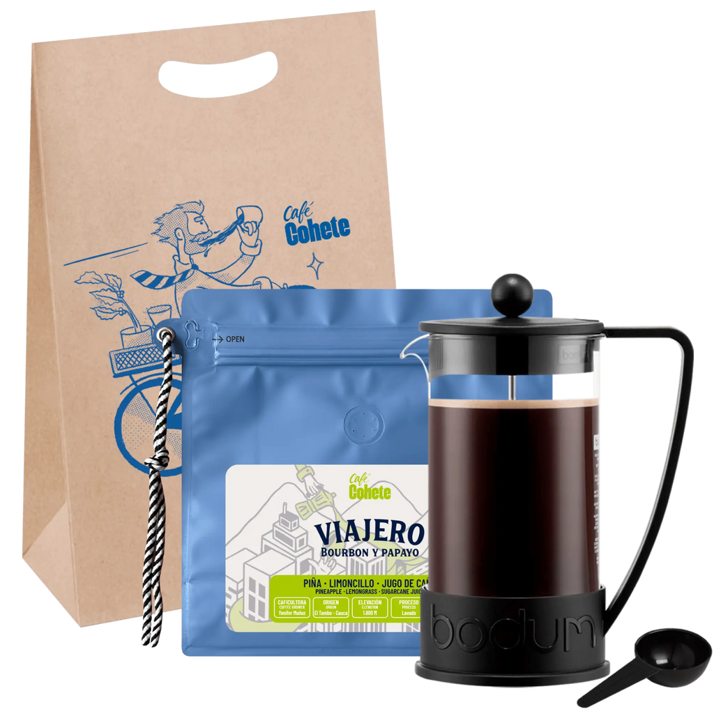 Kit Cafetero Prensa Bodum Brazil