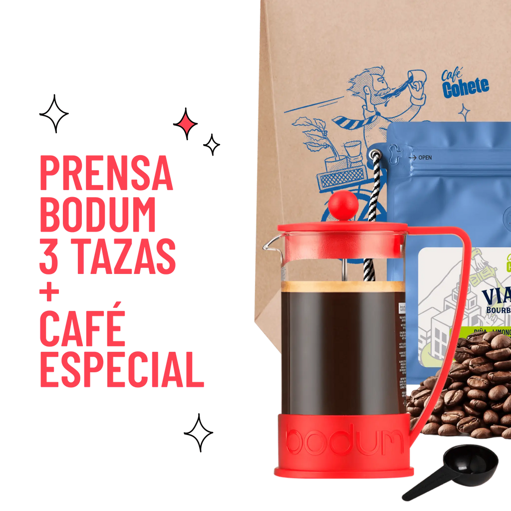 Kit Cafetero Prensa Bodum Brazil