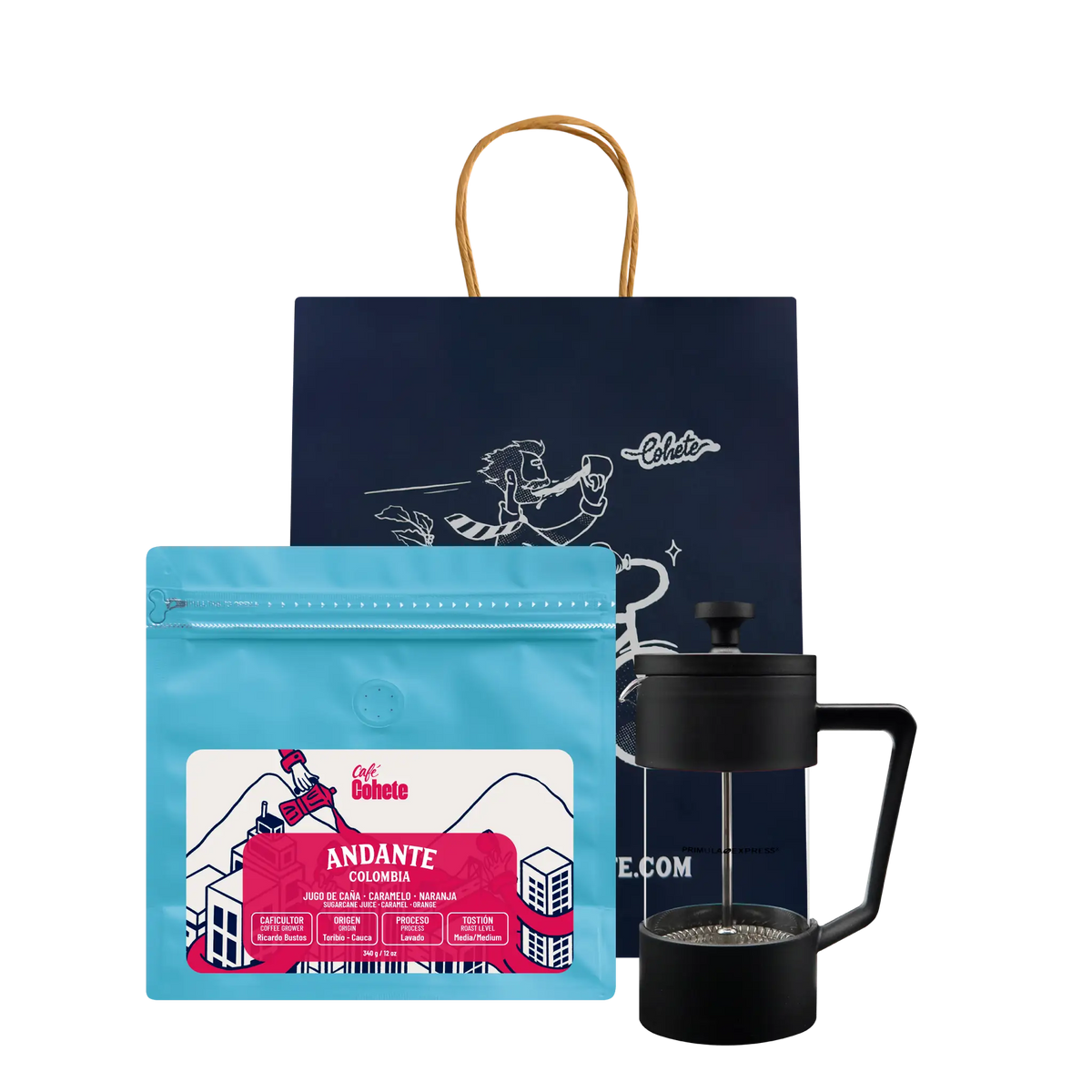 Kit Cafetero Prensa Primula