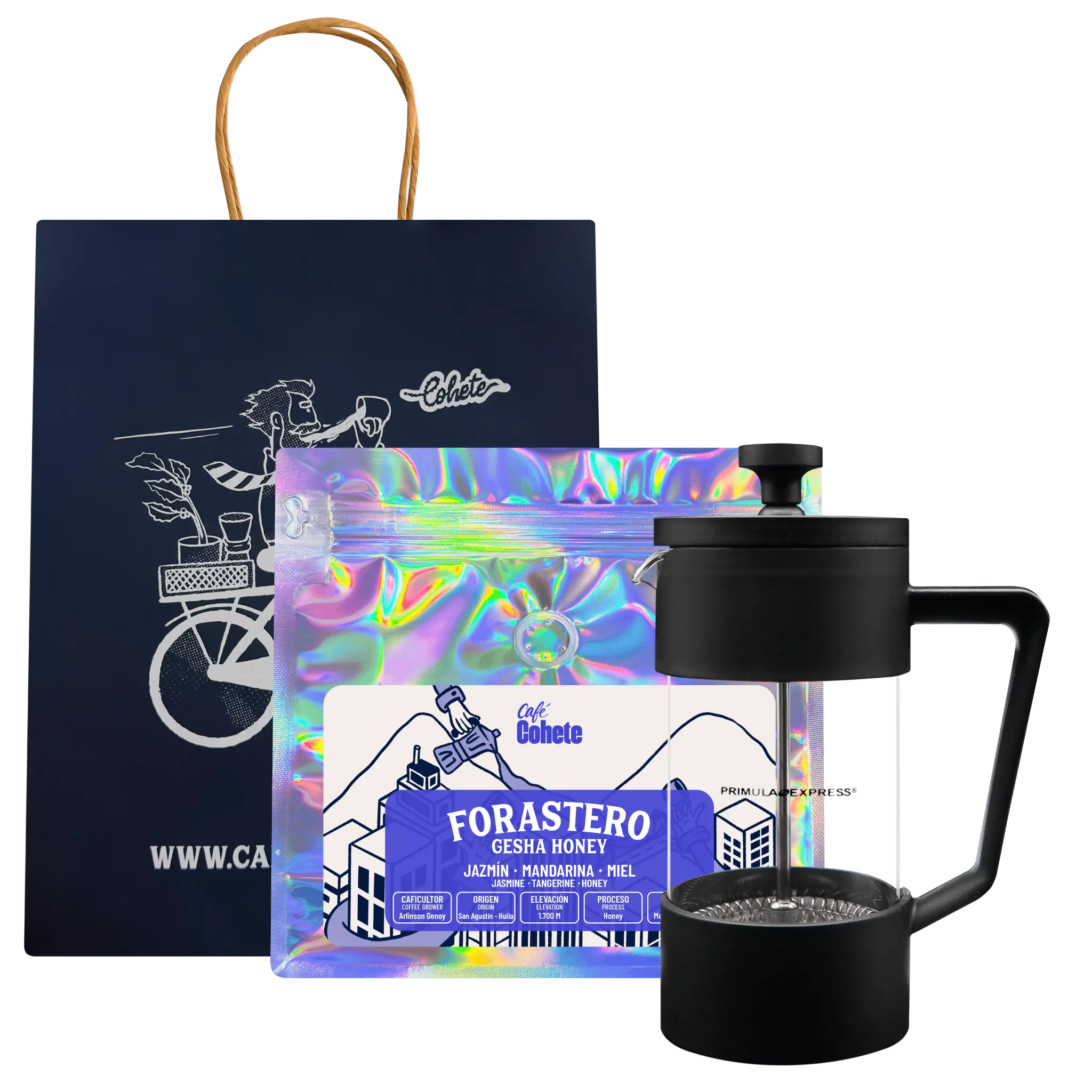 Kit Cafetero Prensa Primula Express