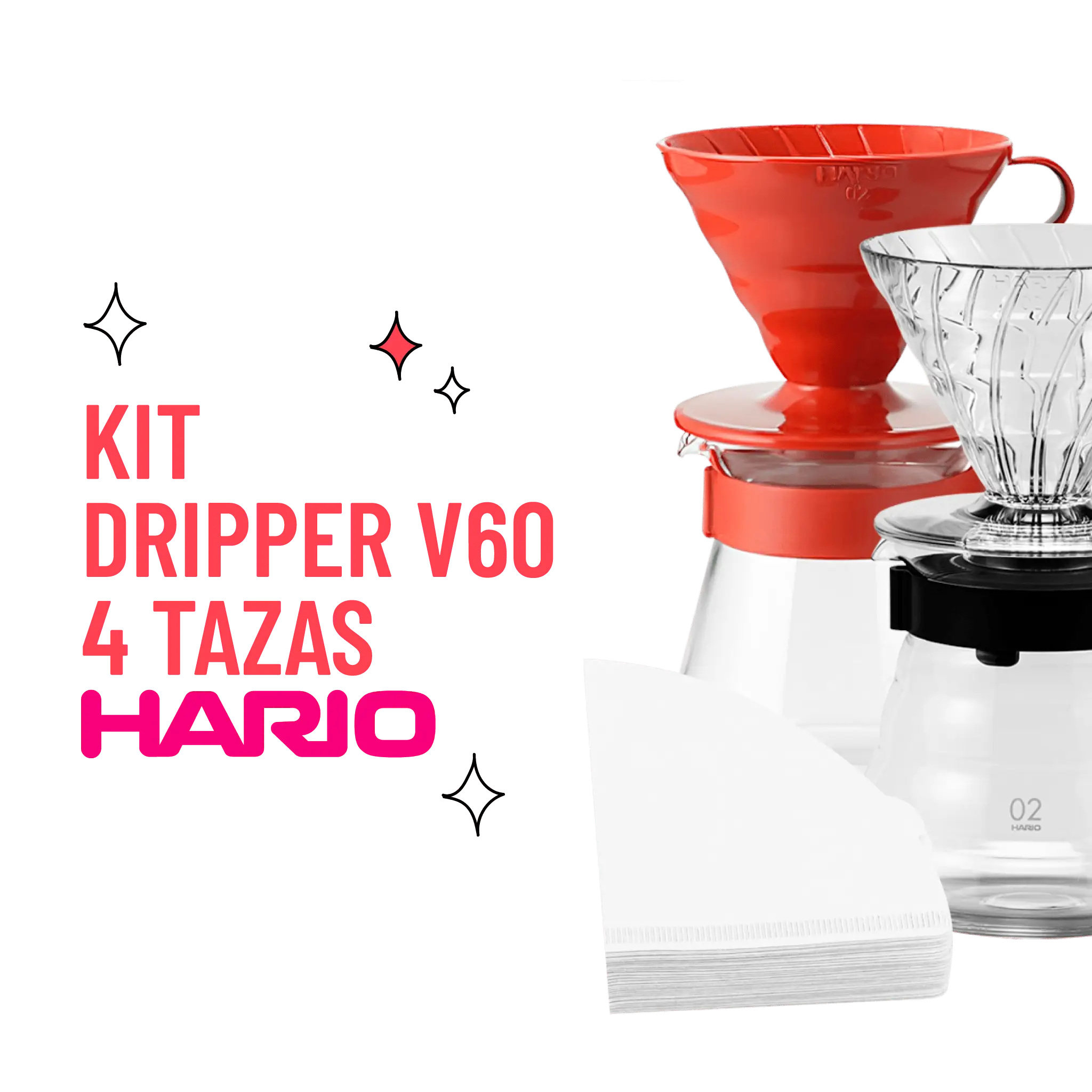 Kit Dripper V60 Hario