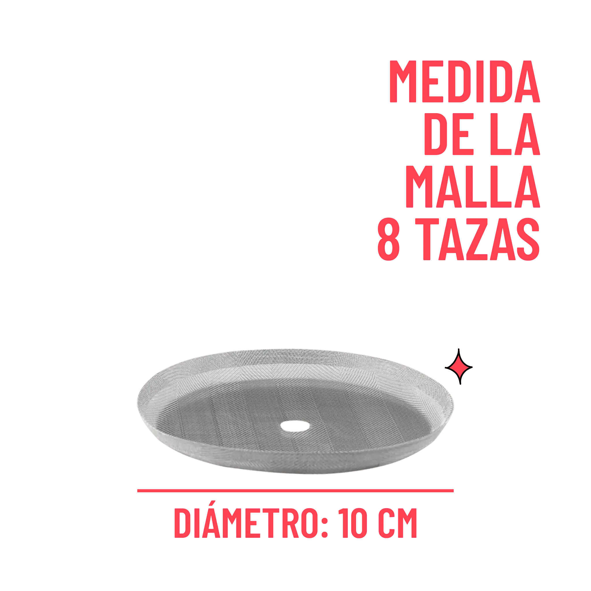 Repuesto De Filtro Malla para Prensa Francesa