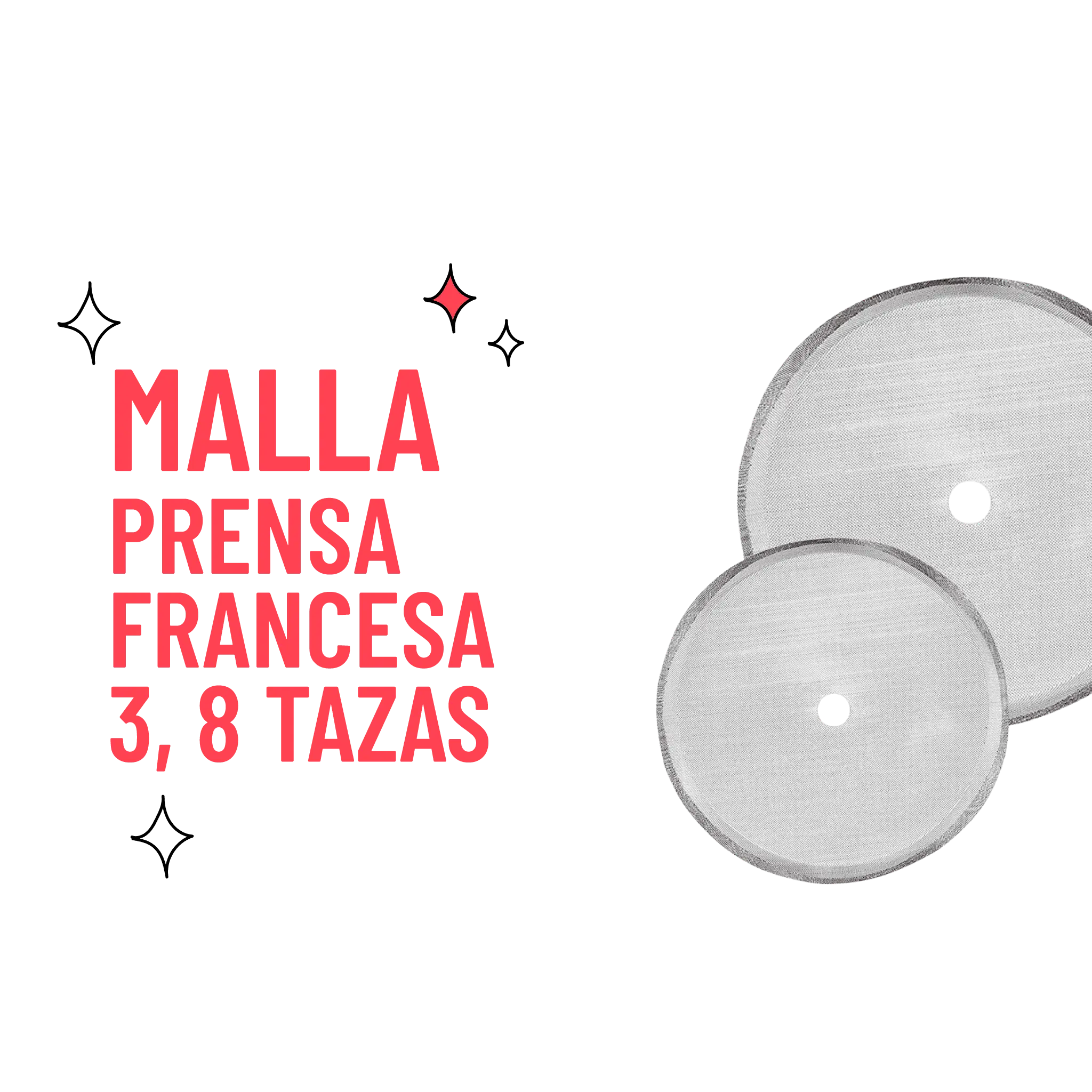 Repuesto De Filtro Malla para Prensa Francesa