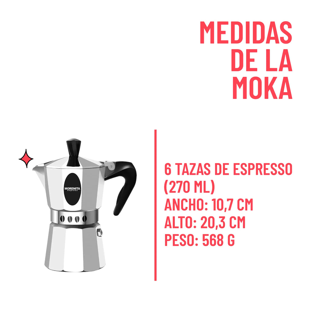 Cafetera Moka Italiana Morenita Express by Bialetti