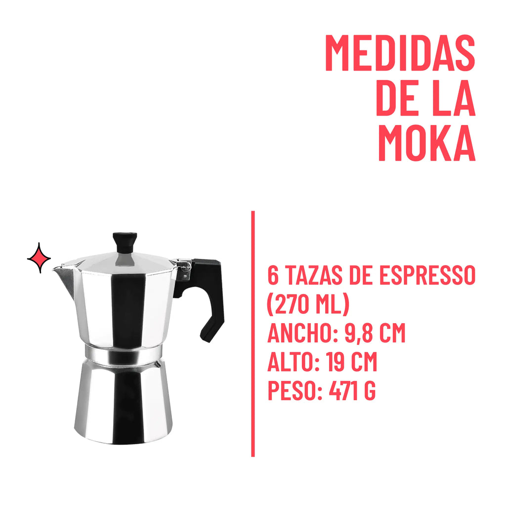 Cafetera Moka Italiana Primula Express