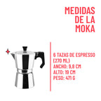 Cafetera Moka Italiana Primula Express