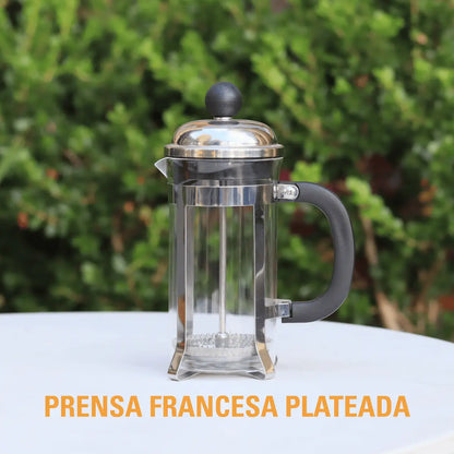 Silver French Press