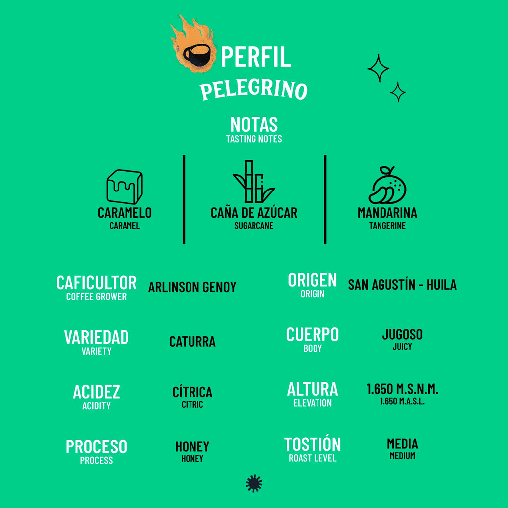 Café De Especialidad Peregrino (Caturra Honey) - 1 Kg