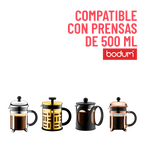 Vaso de repuesto para prensa francesa Bodum de vidrio borosilicato (4  tazas)