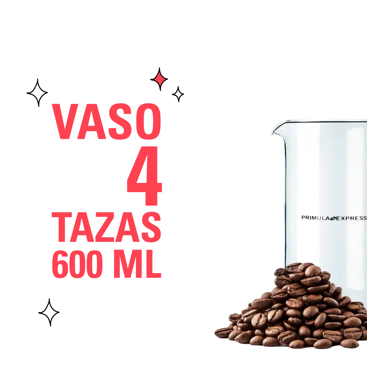 Repuesto De Vaso Prensa Francesa