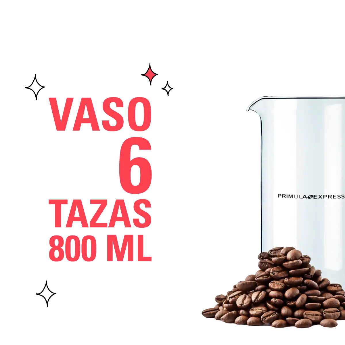 Repuesto De Vaso Prensa Francesa