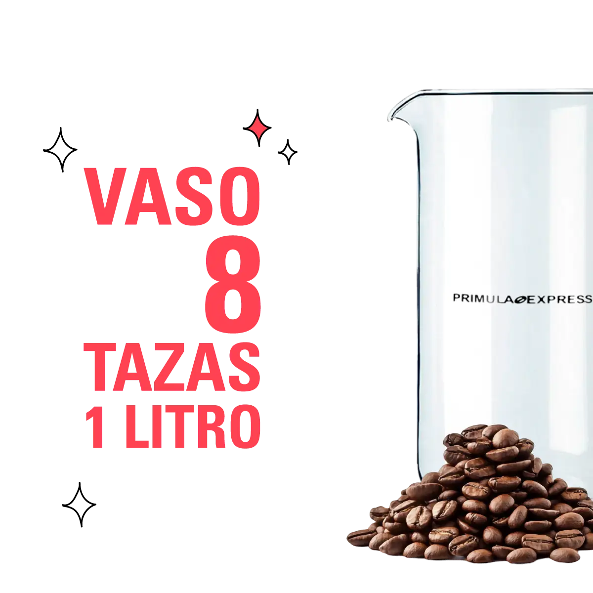 Repuesto De Vaso Prensa Francesa